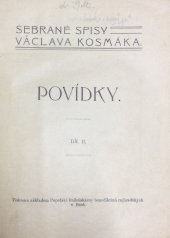 kniha Povídky II. Na lehkém chlebě., Občanská tiskárna 1913