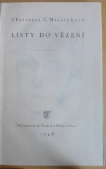kniha Listy do vězení, Vladimír ŽikeŠ 1948