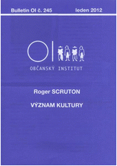 kniha Význam kultury, Občanský institut 2012