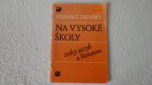 kniha Přijímací zkoušky na vysoké školy český jazyk a literatura, Fortuna 1994