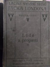 kniha Lidé z propasti II., B. Kočí 1924