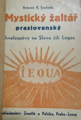 kniha Mystický žaltář praslovanský, Zmatlík a Palička 1946