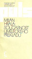 kniha Současnost uměleckého překladu, Československý spisovatel 1987