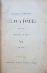 kniha Tělo a ďábel = [Es war] : Román, Miloslav Nebeský 1928