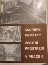kniha Kulturní památky Životní prostředí v Praze 6, ONV Praha 6 1977