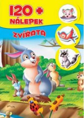 kniha Zvířatá + 120 nálepek, Exbook 2017