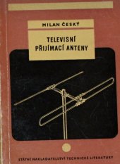 kniha Televisní přijímací anteny, SNTL 1959