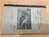 kniha Hrabě František Antonín Sporck a památky umění sochařského "v Betlemě", Nákladem Odboru Klubu českých turistů 1904