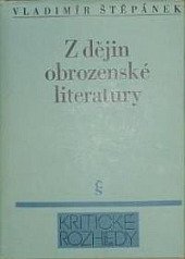 kniha Z dějin obrozenské literatury, Československý spisovatel 1988