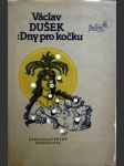 kniha Dny pro kočku, Československý spisovatel 1979