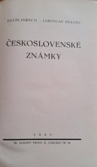 kniha Československé známky, Fr. Borový 1935