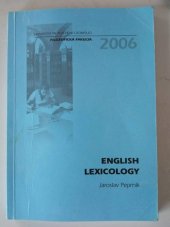 kniha English lexicology, Univerzita Palackého v Olomouci 2006