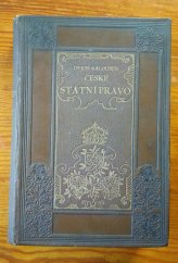 kniha České státní právo, Bursík & Kohout 1892
