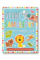 kniha Veľké samolepky pre malé ruky Divé zvieratá, Svojtka 2023