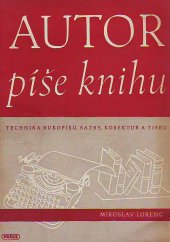 kniha Autor píše knihu Příručka pro odborné spisovatele, Práce 1946