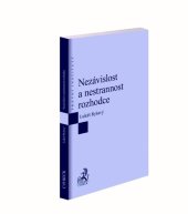 kniha Nezávislost a nestrannost rozhodce, C.H.Beck 2018