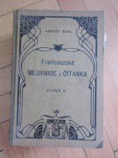 kniha Francouzská mluvnice a čítanka pro měšťanské školy, Česká grafická Unie 1904