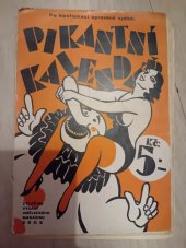 kniha Pikantní kalendář  Zvláštní vydání uměleckého časopisu Eris, Eros 1930