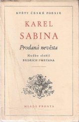 kniha Prodaná nevěsta Komická zpěvohra ve 3 jednáních, Mladá fronta 1951