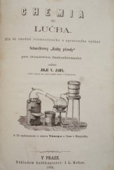 kniha Chemia, čili, Lučba, I.L. Kober 1865