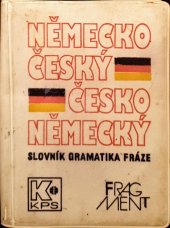 kniha Velký kapesní německo-český, česko-německý slovník slovník, gramatika, fráze, KPS 1993