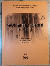 kniha Mezinárodní obchod pro 2M0310, VŠE Oeconomica 2007