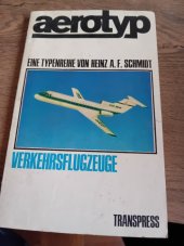 kniha Aerotyp Verkehrsflugzeuge, Transpress Veb 1968