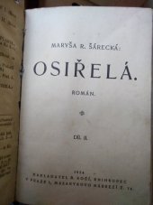 kniha Osiřelá román, B. Kočí 1924