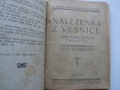 kniha Nalezenka z vesnice román selského sirotka, Milotický hospodář 1922