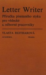kniha Letter-Writer Příručka písemného styku pro věd. a odb. pracovníky, Academia 1975