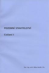 kniha Pozemní stavitelství cvičení 1, M. Hanák 2011