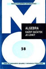 kniha Algebra každý začátek je lehký, Mladá fronta 1986