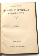 kniha Tři muži se žralokem a jiné poučné historky, Adolf Synek 1926