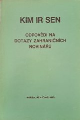 kniha Odpovědi na dotazy zahraničních novinářů, Vydavatelství cizojazyčné literatury 1977