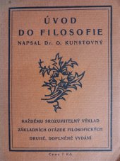 kniha Úvod do filosofie každému srozumitelný výklad základních otázek filosofických, Volná myšlenka československá 1922