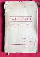 kniha Nauka o harmonii, Springer 1937