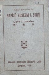 kniha Napříč Ruskem a Sibiří Listy z denníku, Americké děnické listy 1918