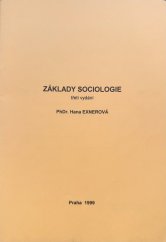 kniha Základy sociologie, H. Exnerová 1999