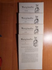 kniha Marginálie ročník XXI Věstník Spolku českých bibliofilů, Spolek českých bibliofilů 1948