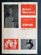 kniha Jižní Morava Vlastivědný sborník svazek 16 1 díl, TEPS 1980