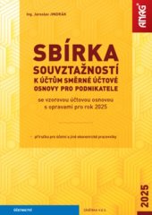 kniha Sbírka souvztažností k účtům směrné účtové osnovy pro podnikatele 2025, Anag 2025