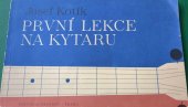 kniha První lekce na kytaru, Supraphon 1974