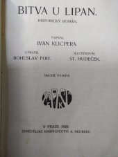 kniha Bitva u Lipan historický román, Alois Neubert 1920