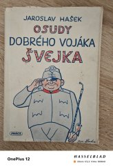 kniha Osudy dobrého vojáka Švejka II. díl, ilustrace J.Lada, Práce 1951