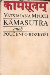 kniha Kámasútra, aneb, Poučení o rozkoši, Státní zdravotnické nakladatelství 1969