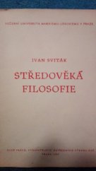 kniha Středověká filosofie, ÚV KSČ 1957