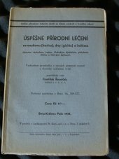 kniha Úspěšné přírodní léčení revmatismu (hostce), dny (gichtu) a ischiasu, Brno - Královo Pole 1934