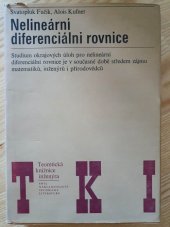 kniha Nelineární diferenciální rovnice, SNTL 1978