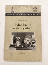 kniha Jednoduché malé vysilače, Naše vojsko 1955