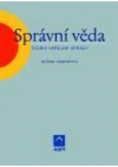 kniha Správní věda teorie veřejné správy, ASPI  2003